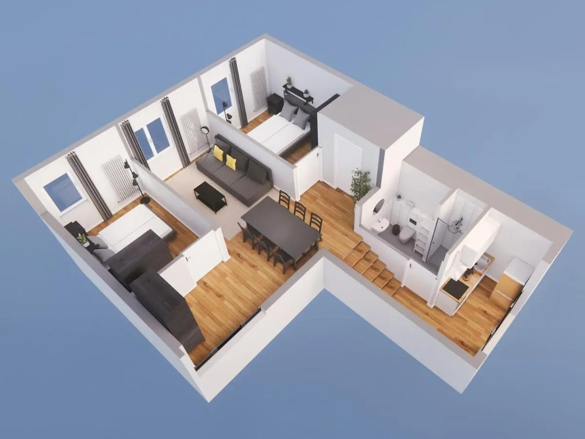 Urban Apartment With 2 Bedrooms Munich